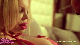 Sabrina sabrok huge tits blonde getting massive melons squeezed