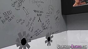 Pretty blonde sucks big black cock and gets facial cumshot