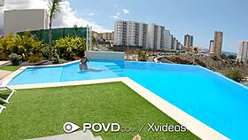 i got this tight pussy pounding by the pool, oh god