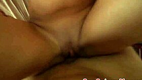 POV stepteen bent over for doggystyle with big cock.