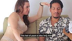 Martina In School Uniform Shamelessly Flirts With Her Father's Friend