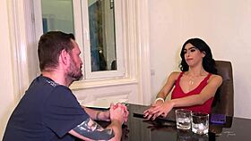 Boss demands oral pleasure or fires me in anime fantasy