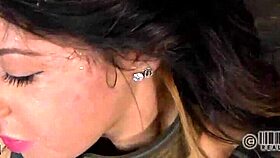 Stormy caning session where the naughty babe gets her ass whipped hard in fetish play.