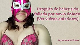 doble sesión cornuda después de coger con su amigo dotado mi esposa reyna se la chupa y es penetrada por mi amigo