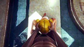 anime hentai girl in uncensored sex bath cosplay