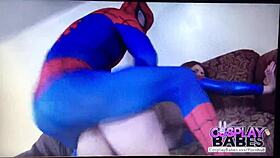 spiderman fucks mary jane watson with big tits facial