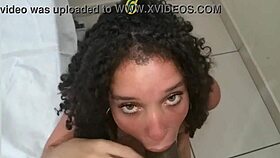 Latina rides cowgirl with anal blowjob in sheer see-through hardcore