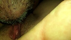 Intriguing lick of my wife's sweet little pussy by milf