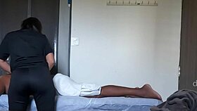 she gives me an erotic massage in the spa