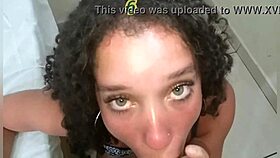 Latina rides cowgirl with anal blowjob in sheer see-through hardcore