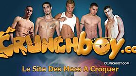 French twinks used by bad boy in public parking