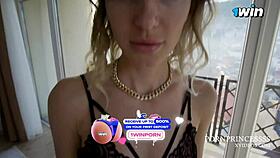 Blowjob and Rough Sex with Blonde Escort Slut in Hotel