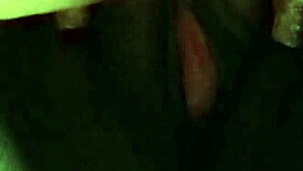 i watch this hot pussy get cum on clit voyeur style