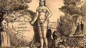 I love this vintage erotic illustration, it's so antique and hentai-like