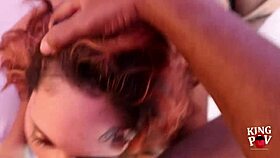 Gia Lovey slobers on monster cock before getting fucked sloppy wet deepthroat