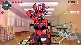Lewd Gym 1 - Succubus Blowjob On First Day?