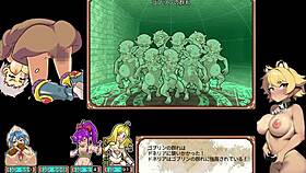 dungeon exploration with bitch group in god game challenge! 😈