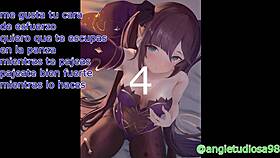 Mona catches you spying and gives instructions in anime style