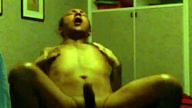 I fuck my old friend in this solo gay session