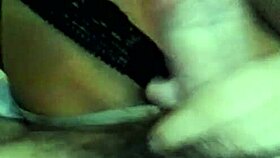 Intense blowjob where she sucks cock passionately.