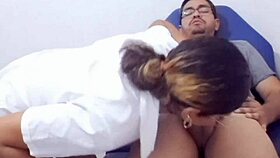 la best consultation ever with a latina blowjob and ass play