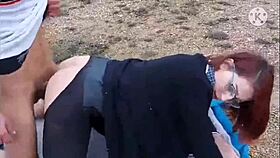 Cheating Wife Screwed Before Husband and Perverted Old Voyeurs