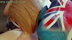 cammy in threesome with cum everywhere