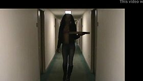 Shemale behaves in a crazy manner.