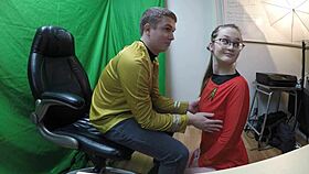 Gigi Breeze Performs Star Trek Blowjob