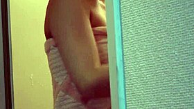 Himeno Amasaki strips for private Japanese shower show