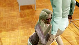 young with a cursed bra got fucked hentai in uni l 3d animation