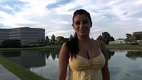 Alexa Loren Shows Ass and Pussy in Public Sprinklers HD