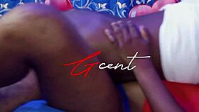 Ebony couple shares intimate screams during passionate fucking