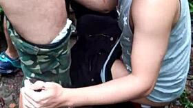 i join guys in forest orgy