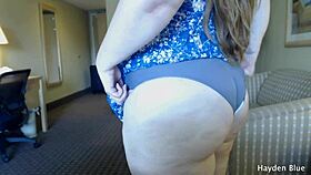 showing off big ass in panties and thongs fat ass tease booty shaking