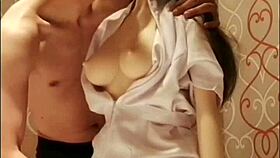 big-breasted love doll forced to cosplay nurse, intense missionary ejaculation, personal photography masturbation.