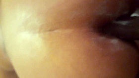 Ebony Amateur Gets Intense Anal Assfucking With Deep Penetration And Moans Loudly