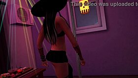 jozie dark halloween tease in sims 4 porn video