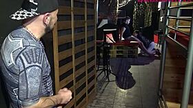 Magic Javi, Jess Royan, and Paola Hard in a bisexual threesome at the sex club