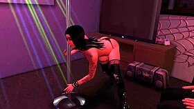jozie dark halloween tease in sims 4 porn video
