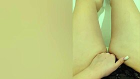 shy stepsister excites herself quietly with big tits 😘