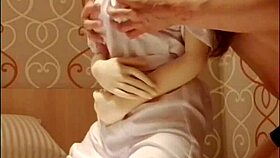 big-breasted love doll forced to cosplay nurse, intense missionary ejaculation, personal photography masturbation.