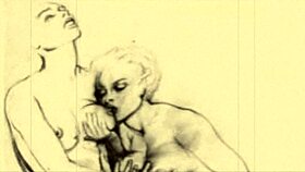 vintage erotic drawings from retro anime hentai collections.