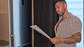 free first mn of a new tenant ready to fuck