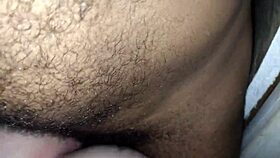 Closet slut bent over for doggystyle orgasm