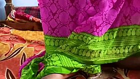 Indian couple's homemade passion contrasts doggystyle with missionary in bedroom