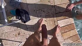 really hot blonde teen with white guy in hd