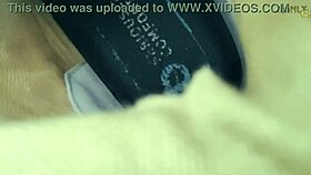 Step gay dad feels down, but his feet fetish brings comfort.