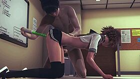 Hentai Uncensored 3D - Sara Enjoy With 2 Dildos And Squirt - Japanese Asian Manga Anime Game Porn