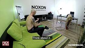 Barbara Faces Extreme Deepthroat and Gagging on Monster Cock in Fuck or Fired